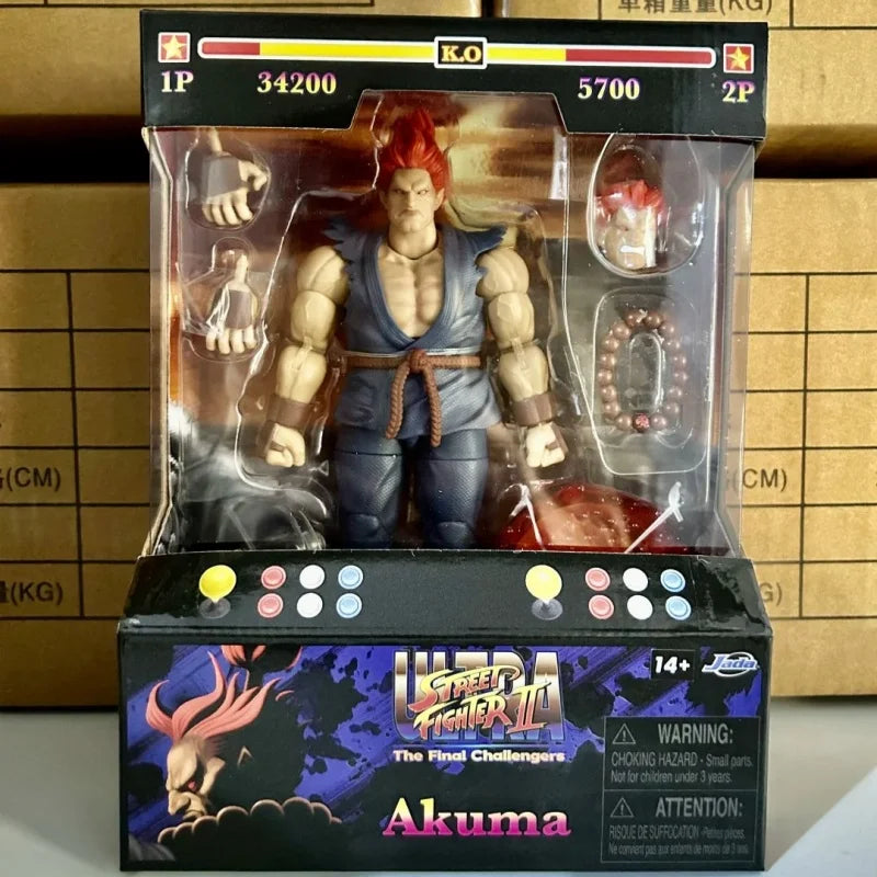 In Stock Street Fighter Akuma Street Fighter 2 Edmond Honda Sumo Collectible Model 6 Inch Articulated Action Figure