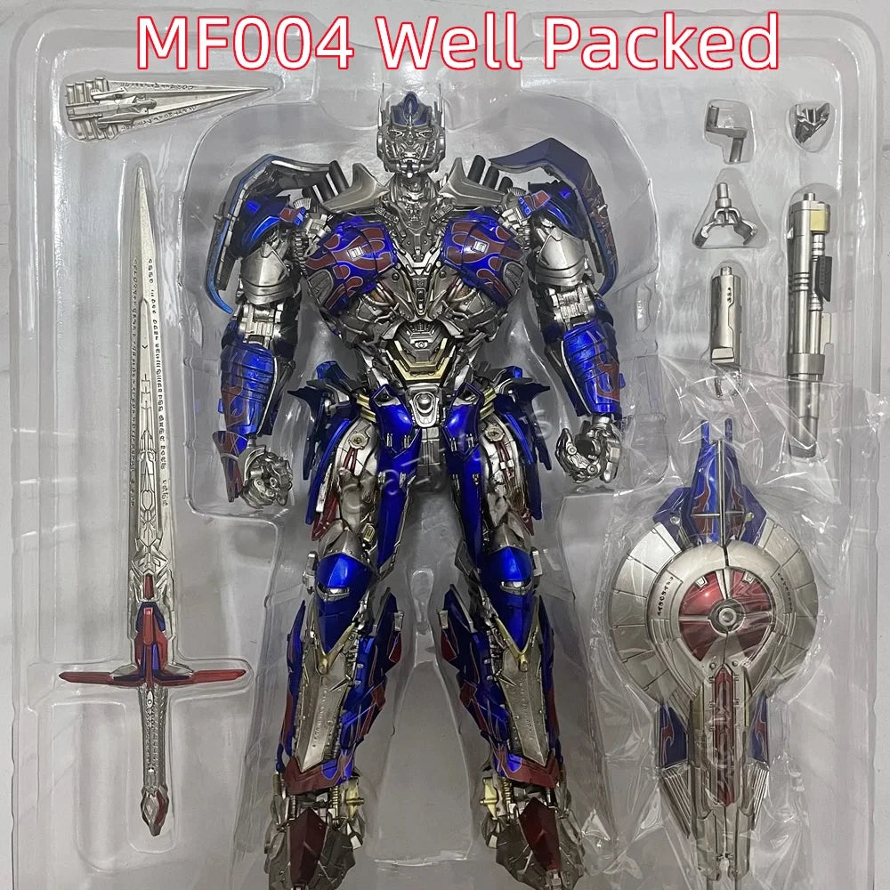 【2.0 VER IN STOCK NOW】MF-004 KO ThreeZero 3A G1 MDLX DLX Dark UT Knight Optimus Prime Metallic Action Figure