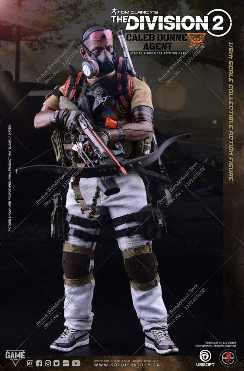 In Stock SOLDIERSTORY SSG-008 1/6 Scale Collectible Shooting Games Agent Kaleb Dunn 12 inch Male Solider Action Figures Dolls