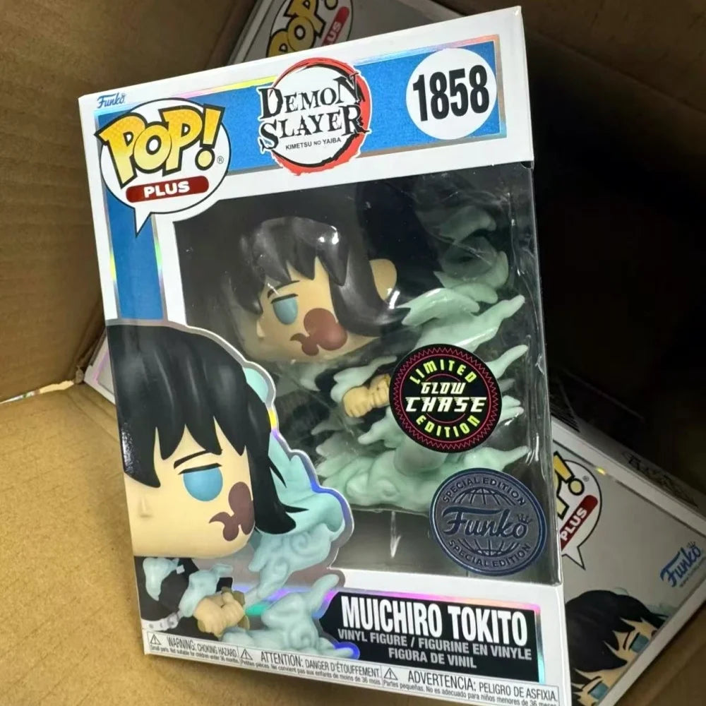 Funko Pop Muichiro Tokito Action Figure Anime Demon Slayer Series Kochou Shinobu Model Limited Edition Collect Original Gifts