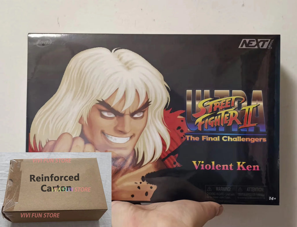 In Stock limited edition JADA TOYS SF Violent Ken Evil Ryu Pink Chun-Li Movable Model Game Anime Figures Model Toys