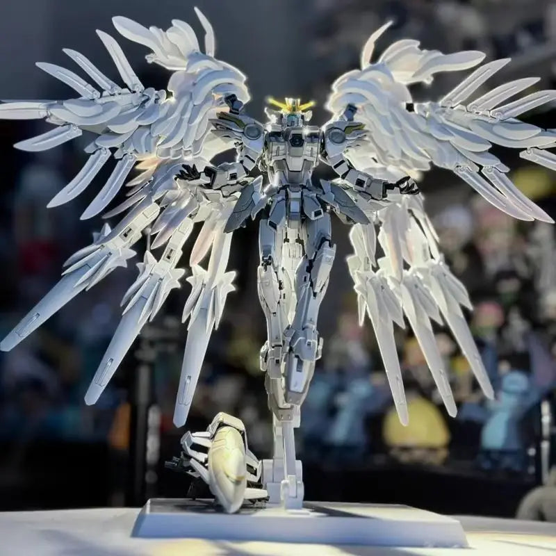 【In Stock】 Daban 8827 MG 1/100 Snow White Prelude Fix Model Kit XXXG-00YSW Wings Assembly Action Figures Model Custom Toys
