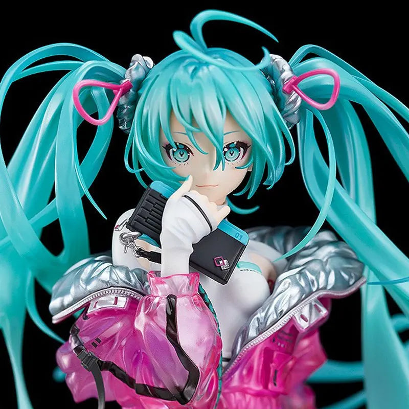 Bandai New Banpresto HATSUNE MIKU Mishan Dance Handmade 1/7 Model MIKU with SOLW Anime Figure Desktop Ornaments Children's Gifts