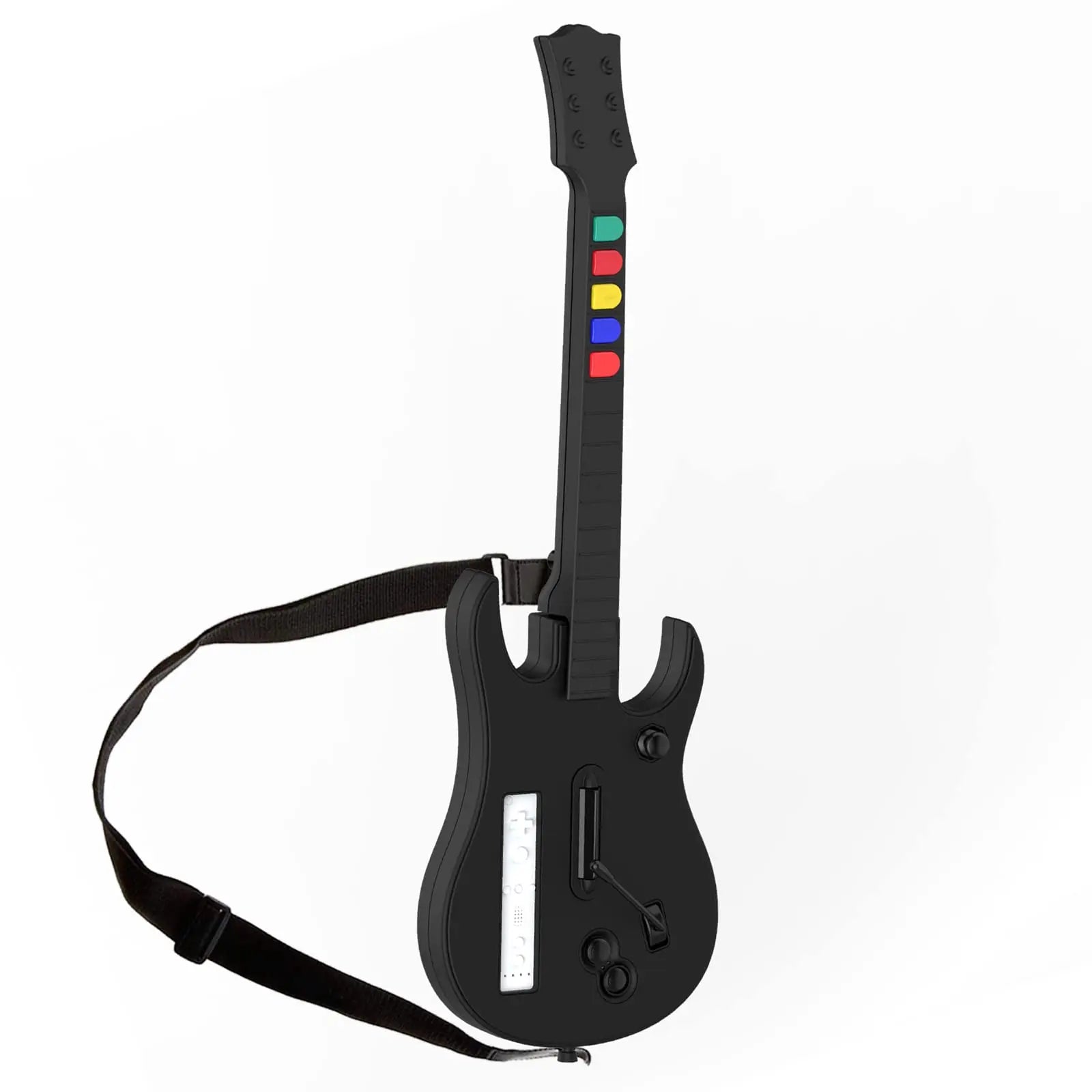 DOYO Wii Guitar Hero, Wireless Guitar for Wii Guitar Hero and Rock Band Games, Compatible with All Guitar Hero games, Rock Band
