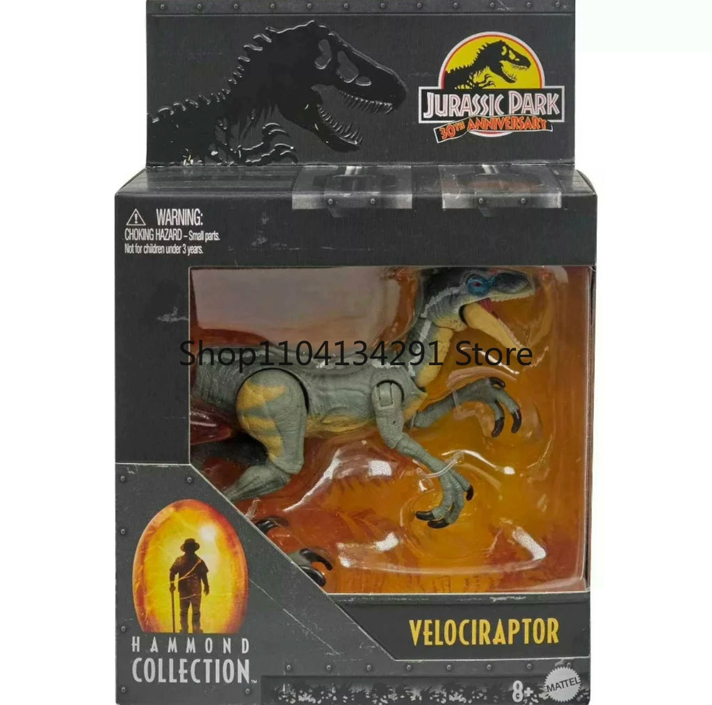 Original Jurassic World Hammond Collection Action Figure Trex Baryonyx Velociraptor Jurassic Park Model Dinosaur Childrens Toys