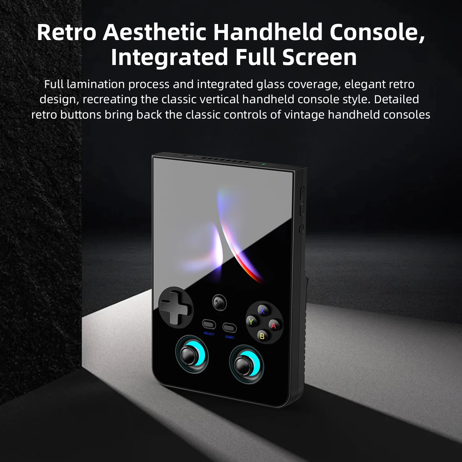 ANBERNIC RG 477V Retro Handheld Game Console 4.7-inch Touchscreen Dimensity 8300 Android 14 WiFi Bluetooth Hall RGB Joystick Ai