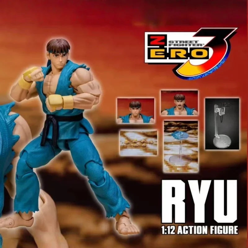 Storm Toys Street Fighter 3 Action Figure 2025 Wf Exhibition Limited Version Original Collection Ryu Ken Pvc Model New Toy Gift