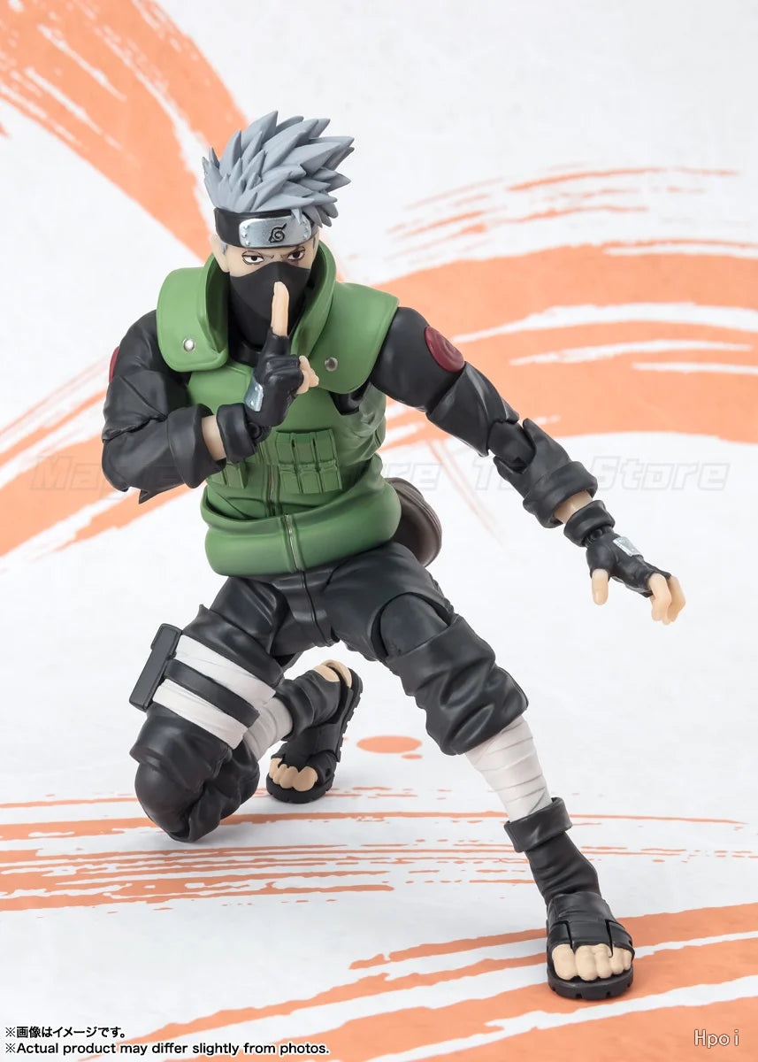 【In Stock】Original BANDAI SPIRITS S.H.Figuarts NARUTO Hatake Kakashi NARUTOP99 Exclusive Edition Action Figure Toys Gifts