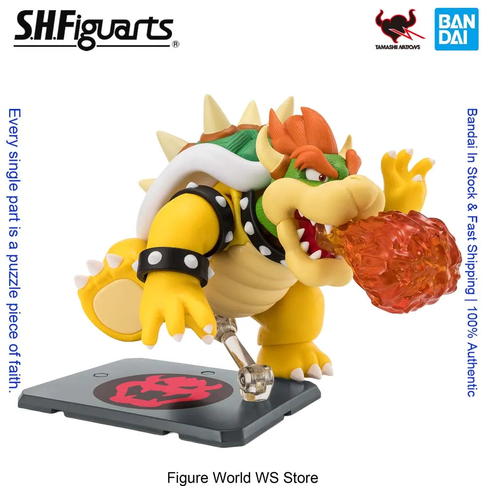 BANDAI  S.H.Figuarts Super Mario Mario Luigi Yoshi Koopa Action Figure Collectible Model Toy  Authentic  Figure Model
