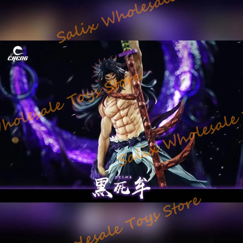 JT Statue 45cm Demon Slayer Kokushibo Anime Figure Model Figurine Pvc Statue Gk Statue Collection Model Decoration Gift Toy