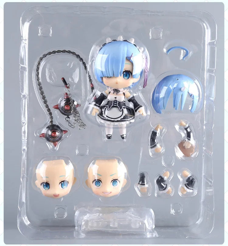 KDcolle Re:ZERO Starting Life in Another World Anime Figure Rem Sleep Sharing Action Figure Ram/Emilia Figurine Model Doll Toys