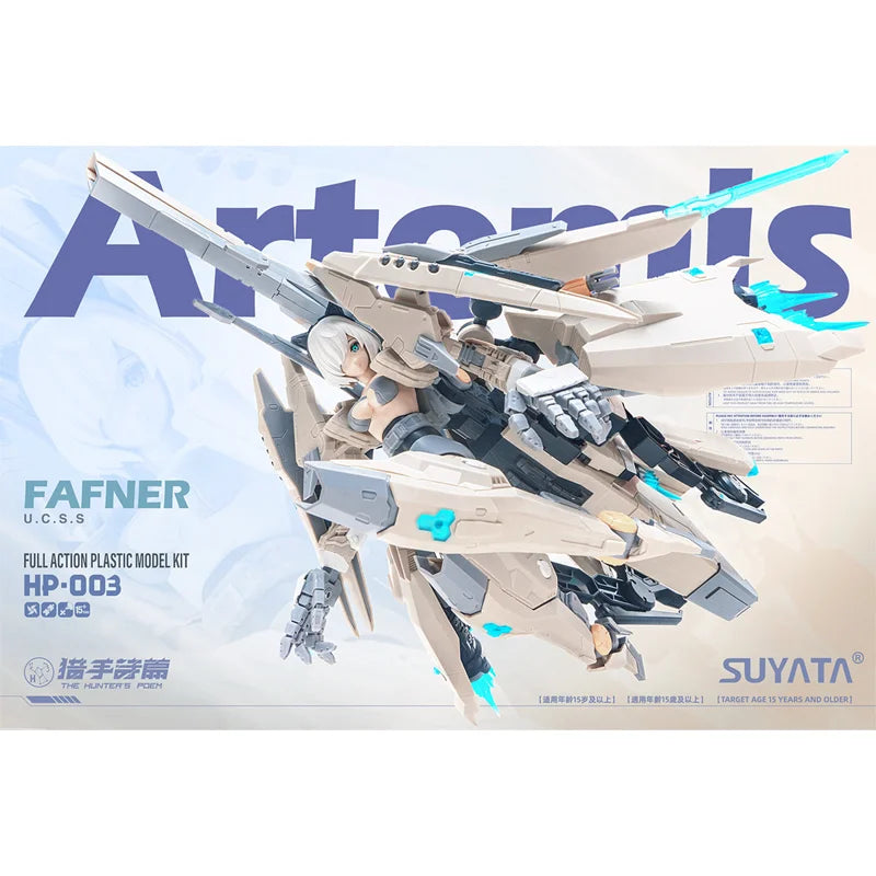 In Stock SUYATA Hunters' Ballad Mecha Girl Artemis  Fafnir Dormant Pod Plastic Model Kit Toy Articulated Action Figure Gift