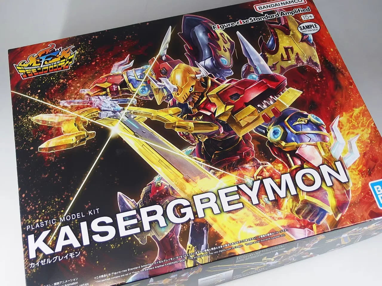 In Stock BANDAI FRS Kaiser Greymon Assemble Model Toys FIGURE-RISE Digimon Frontier KAISERGREYMON Digimon Adventure