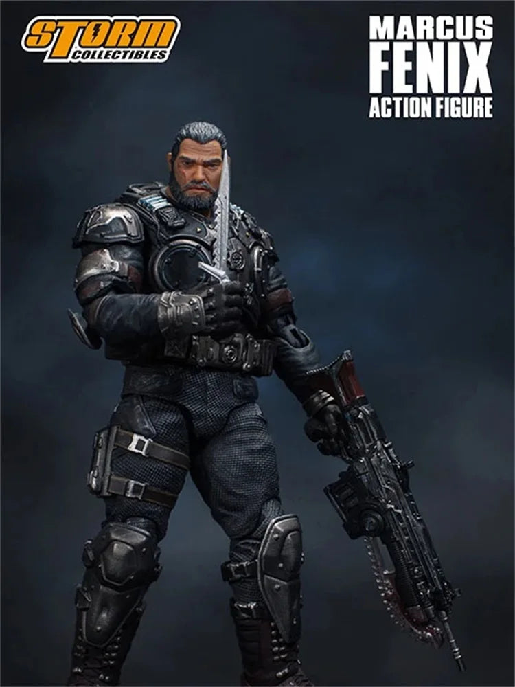 Storm Toys 1/12 Soldier Marcus Fenix 6'' Action Figure Doll Model Toy In Stock Collection