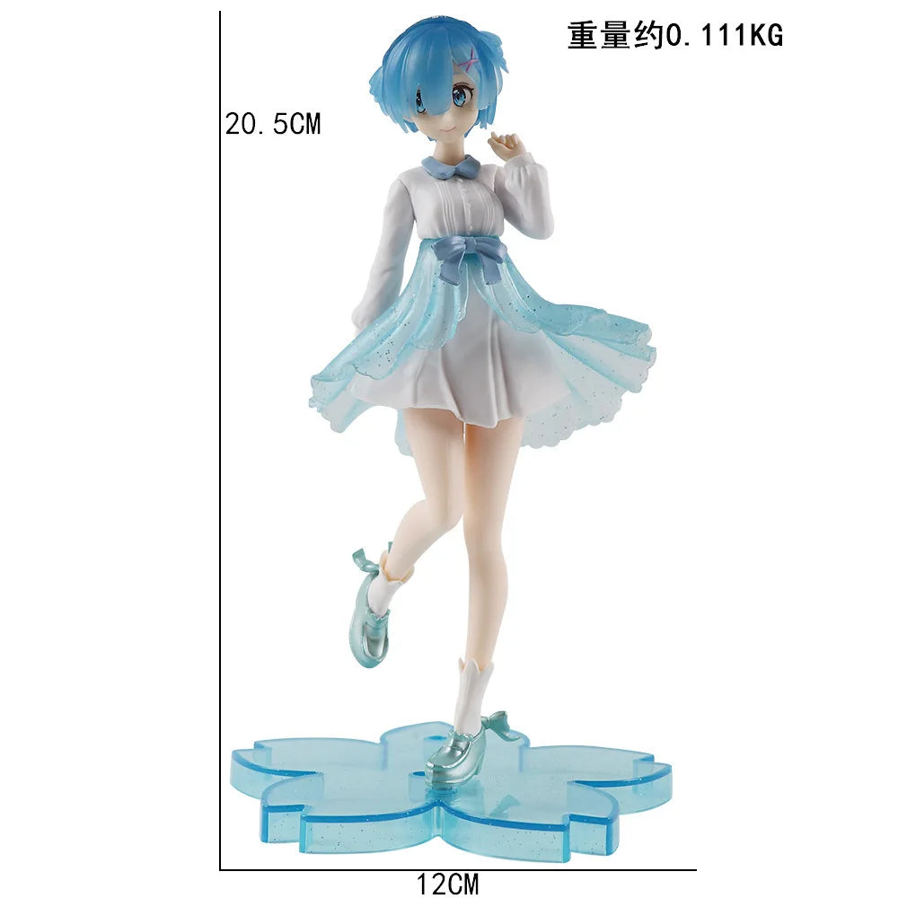 19cm Anime hand-drawing from zero to start a different world life Angel Reimu cute beauty hand-drawing model birthday gift