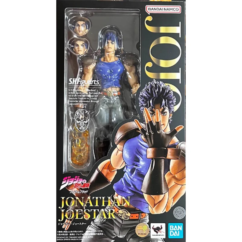 Spot SaleBandai S.H.Figuarts SHF JOJO JOJO JONATHAN JOESTAR Mol Kit SHF PVC about 14.5cm Action Figures Mol Toys Figurine GiftIn