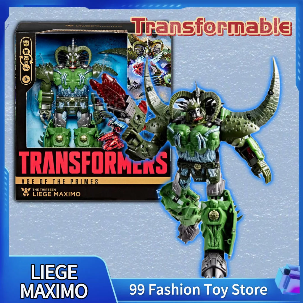 In Stock Transformation Age of The Primes LEADER Thirteen Primes LIEGE MAXIMO Action Figure Toy Collection Boys Gift Deluxe