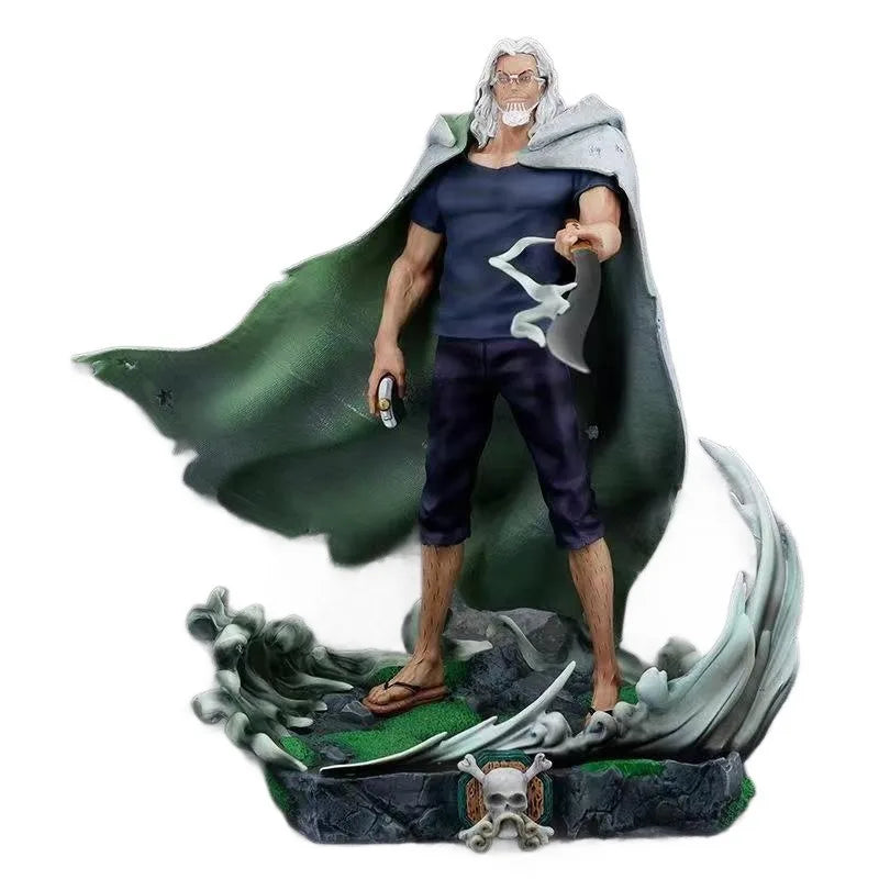 Pirate Anime Elder Figure Gk Version With Special Effect Base Pvc Collectible Model Boxed Desktop Decoration Ornament Gift