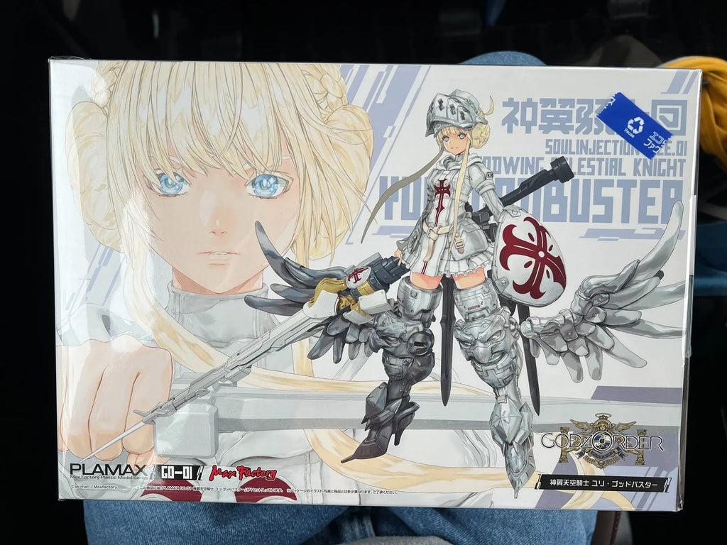 Genuine Max Factory Max Plamax Model Series Godz Order Series GO-01 Yuri Godbuster and GO-02 Megumi Asmodeus Boy's Gift