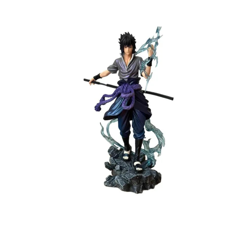 Anime Uzumaki Uchiha Sasuke Anime Figure Collectible Model Statue Desktop Toy Gift for Boys
