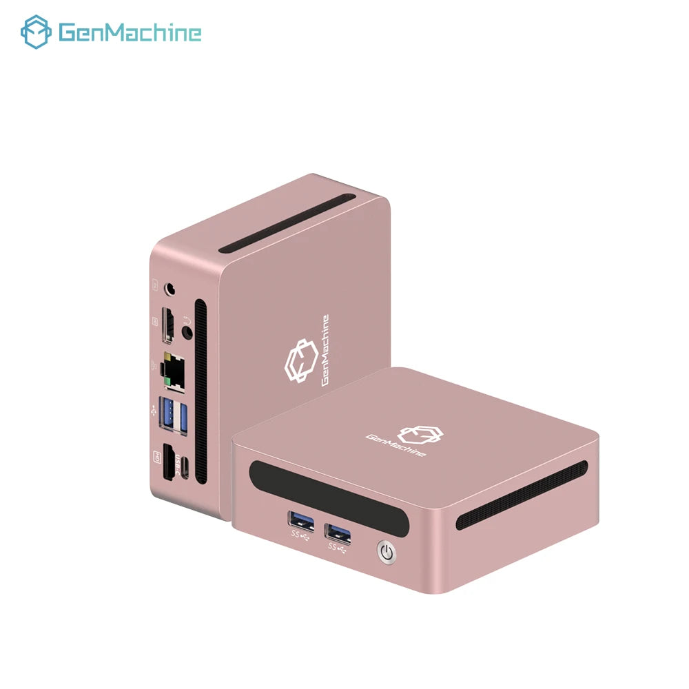 GenMachine Mini-PC AMD Ryzen 5600H 5700U 5800H 5800U ES Windows 11 Ryzen DDR4 WiFi6 Gaming-PC DIY-Gaming-Computer