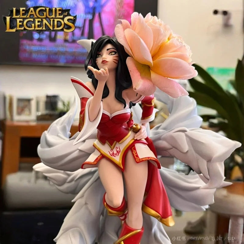 League of Legends Collectible Original Ahri the Nine-Tailed Fox Statue Medium Size Action Figure Brand New Unopened Toy