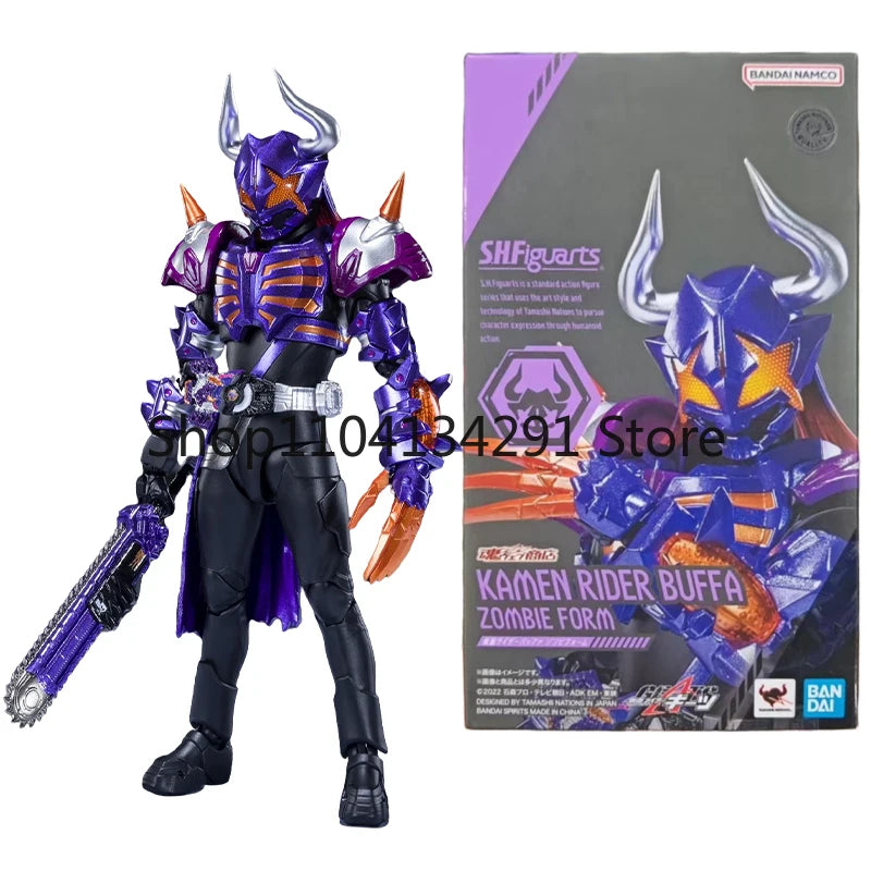 Original Bandai S.H.Figuarts Kamen Rider GEATS Anime Figure Kamen Rider Bafal Collectible Model Birthday Gift Toy Action Figure