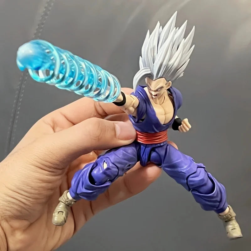 New Shf Dragon Ball Son Gohan Beast Action Figure Pvc Collection Dolls Anime 17cm Super Saiyan Gohan Figurine Desktop Toys Gifts