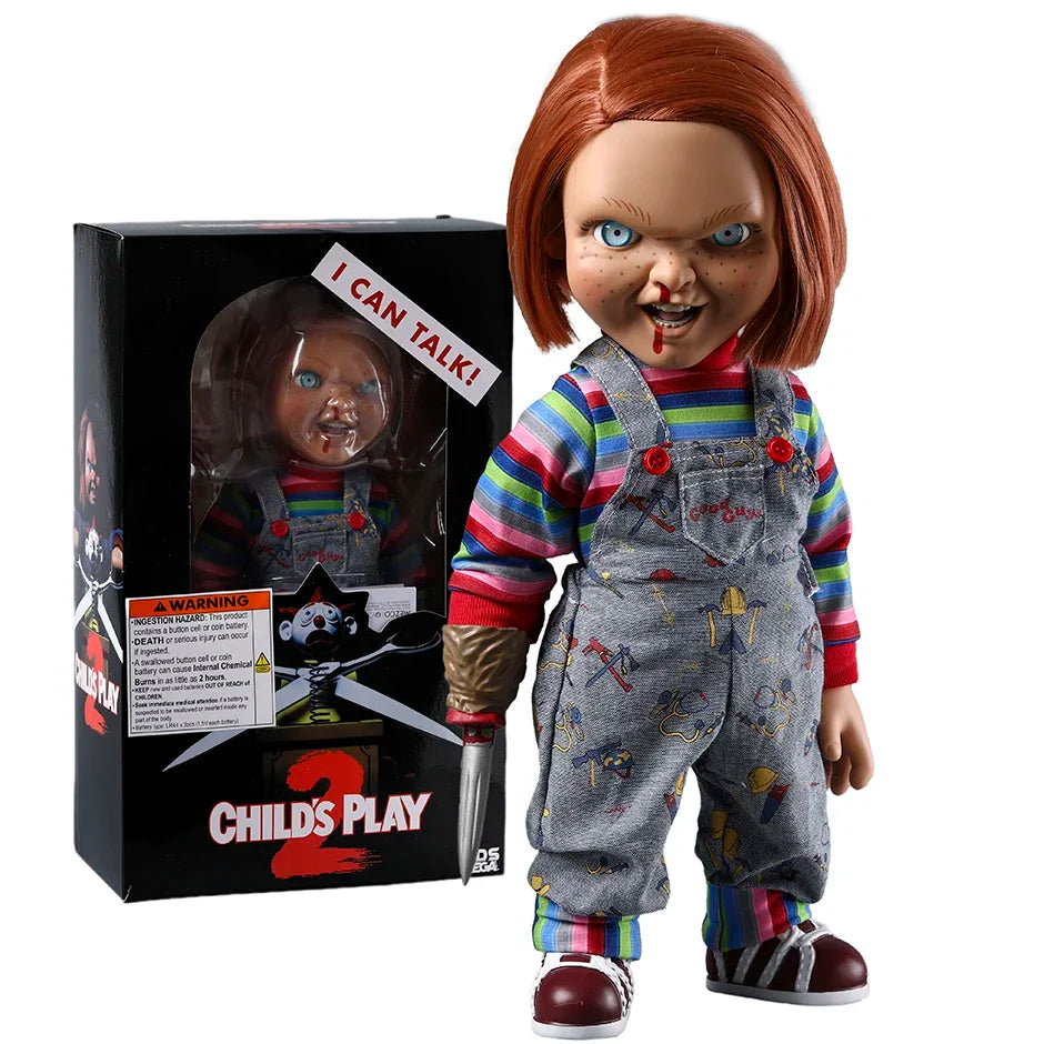 Child's Play - Chucky 15" Good Guy with Sound Sneering Mezco PVC Figure Action Figurine Collectible Model Toy