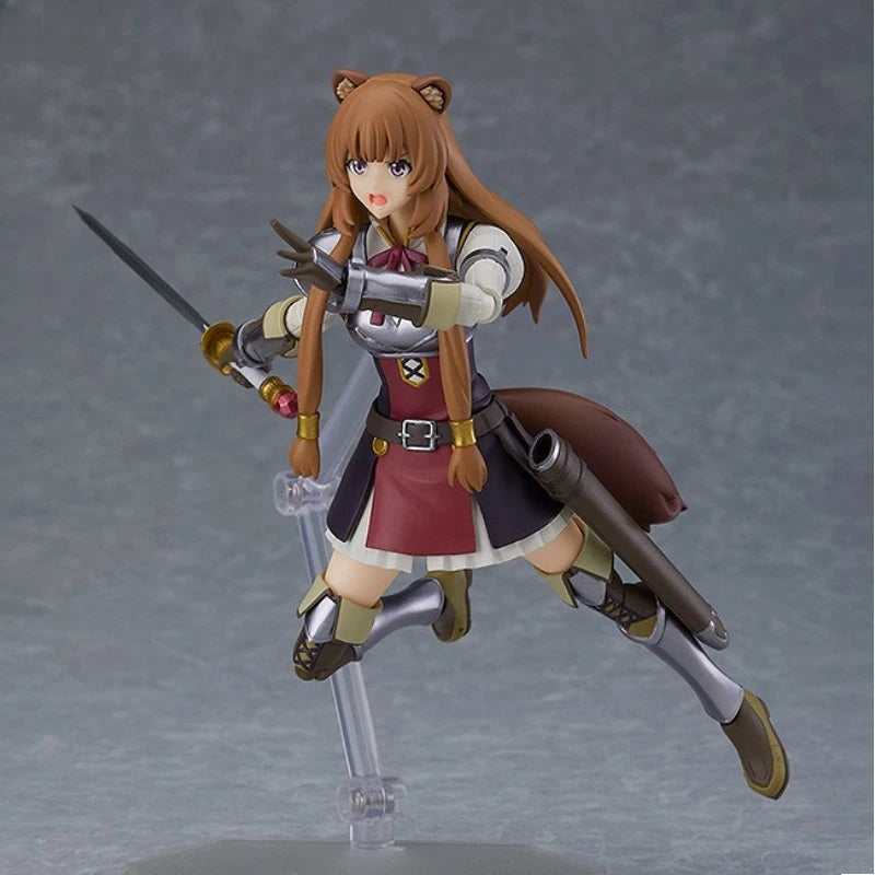Max Original Figma Series The Rising of The Shield Hero：Raphtalia Anime Action Figure Assembly Model Toys Collectible Ornaments
