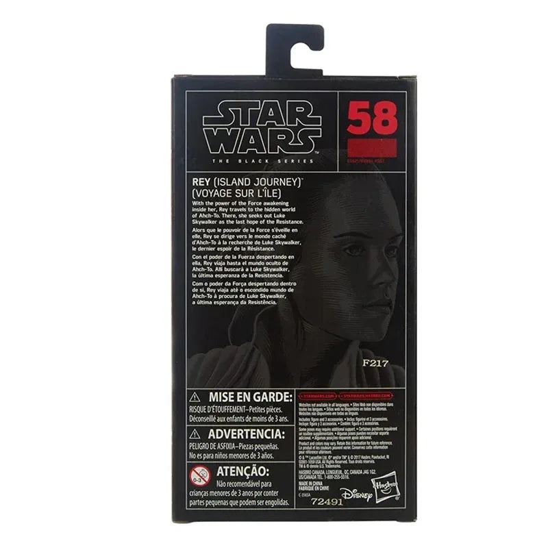 15cm Hasbro Star Wars  Black Series E8 Rey action figures model toy collectio Decorative model gift