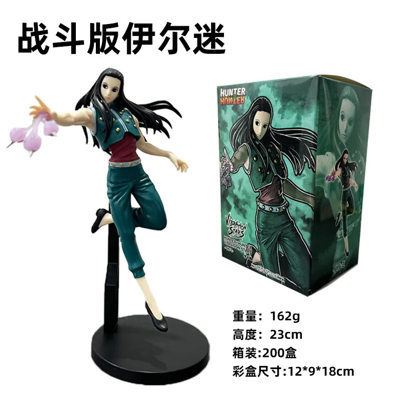 Anime HUNTER×HUNTER VIBRATION STARS Figur Illumi Zaoldyck Actionfigur PVC Spielzeug Geschenksammlung Hobbys Puppen Schreibtischdekoration