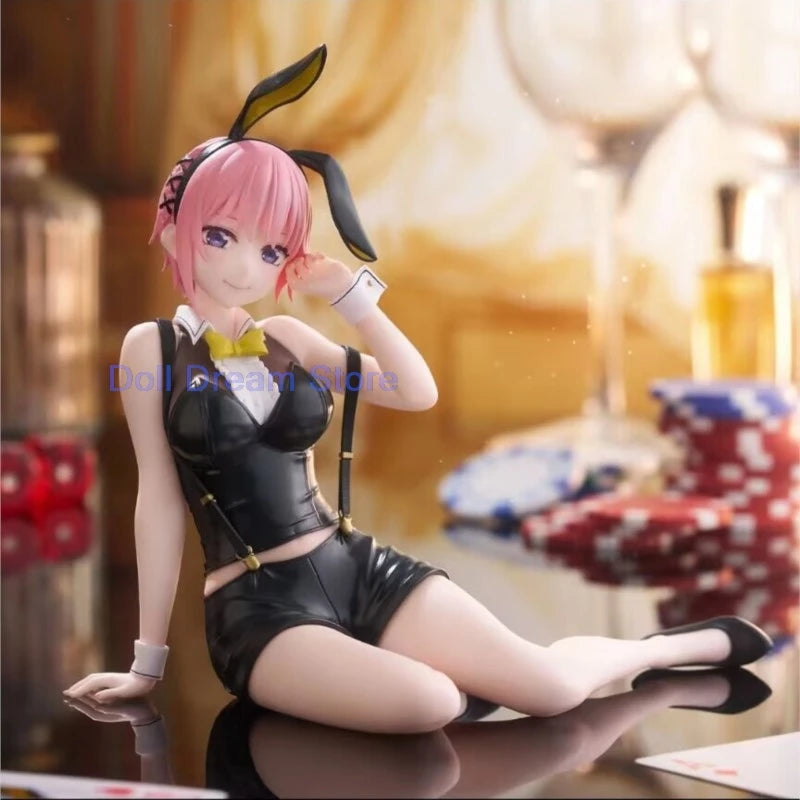 2026 New100% genuine Japanese original anime figure Nakano Ichika/Nakano Miku/Nakano Yotsuba bunny ver sitting action figure