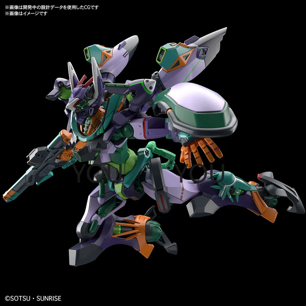 Adults Fun in Stock BANDAI HG 1/144 Gundam GQuuuuuuX GFreD Assembly Model Ver. Anime Action Figures