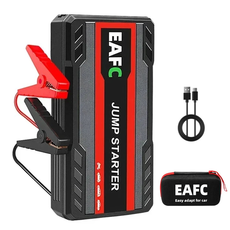 EAFC 2000A Car Jump Starter Portable Power Bank  Car Battery Booster 12V Auxiliary Starting Device for Diesel Gasoline