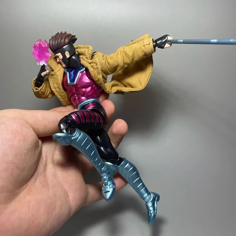 Original Ct Toys Gambit Figure Mafex 131 X-Men Wolverine Shf Anime Action Figure Figurine Statue Model Kids Toy Customized Gift