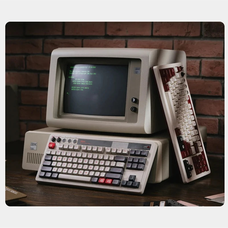 8BitDo Retro Mechanische Tastatur C64 Edition, Bluetooth, 2,4G Wireless und Kabelgebundene 3-Modus-Verbindung, für PC Windows 10 und Android 