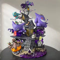 Pokémon Ghost type Gengar anime  Family Evil Collection MPumpkin ode Table setup Favorite PVC Festival Halloween toys Gift