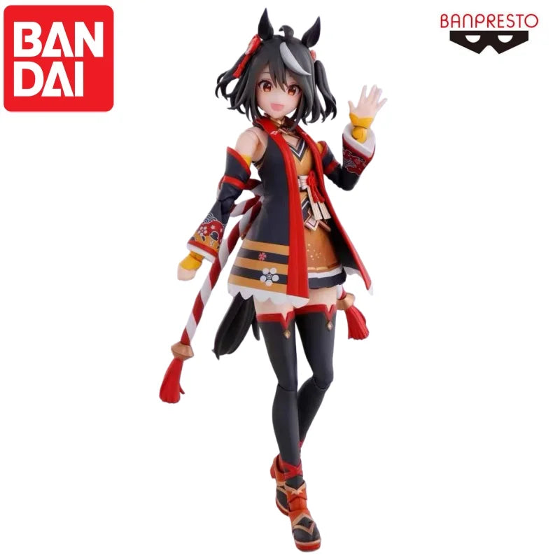 Bandai In Stock Original Umamusume Kitasan Black Doll Brand New Boxed Animation Anime Characters Garage Banpresto Ornaments