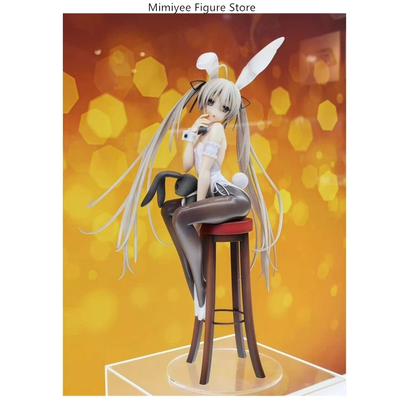 Yosuga no Sora Kasugano Sora Sitting on Chair 16.5cm Anime Figure Statue Desktop Decoration Gift