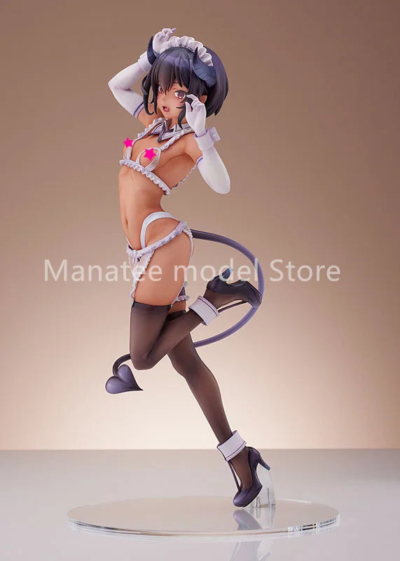 AmiAmi x AMAKUNI Original Dai Kasshoku Jidai Saki 1/6 PVC Action Figure Anime Model Toys Collection Doll Gift