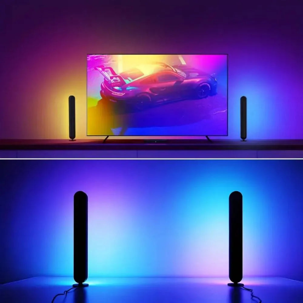 24-клавишно IR дистанционно управление, интелигентни RGB лентови светлини за игри, синхронизирана с музика подсветка за телевизор, RGB настолна лампа за телевизор, компютър