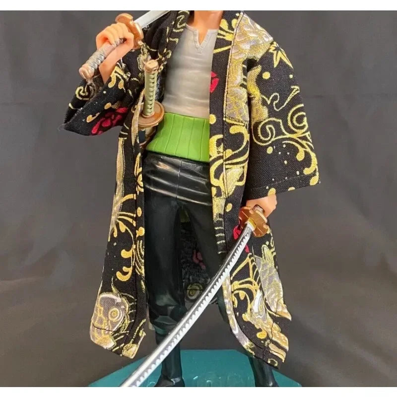 1/12 Scale Male Japanese Kimono Printing Coat Windbreaker Clothes Model Accessory for 6'' Male Toy Figures Body Doll