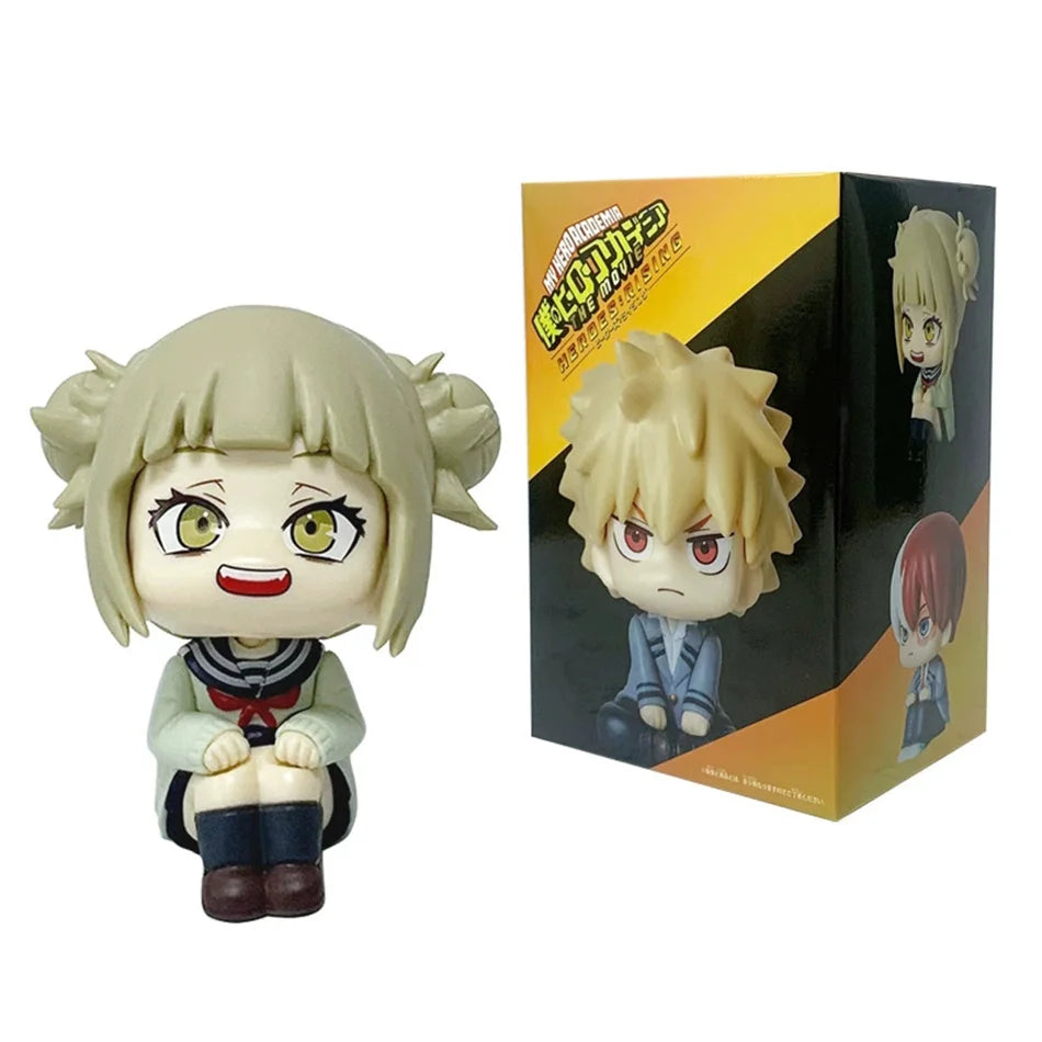 In Stock New Anime My Hero Academia Midoriya Izuku Bakugou Katsuki Ochaco Uraraka Anime Figure Toys for Kids Christmas Gift