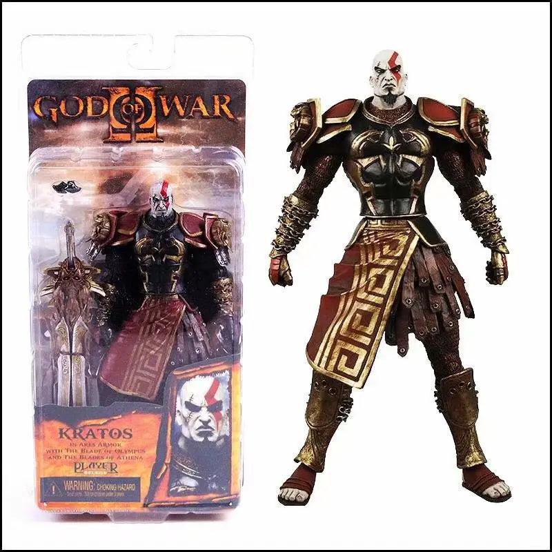 20CM NECA Action Figure God of War Ghost of Sparta Kratos In Ares Armor W Blades Action Figure Collectible Model Toys Doll Gift