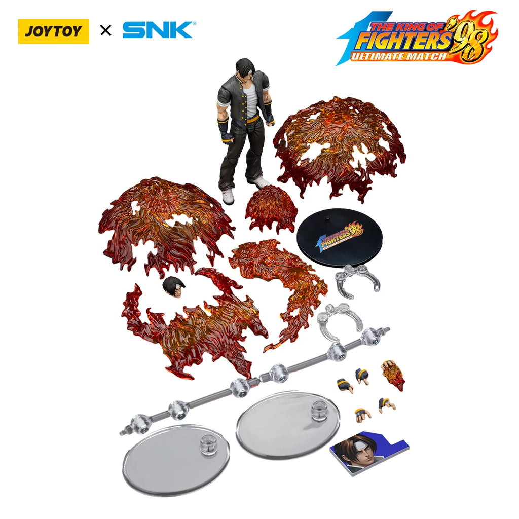 JOYTOY SNK 1/18 Action Figure KOF 98UM Hero Team Kyo Kusanagi Goro Daimon Benimaru Nikaido figures Toys Model