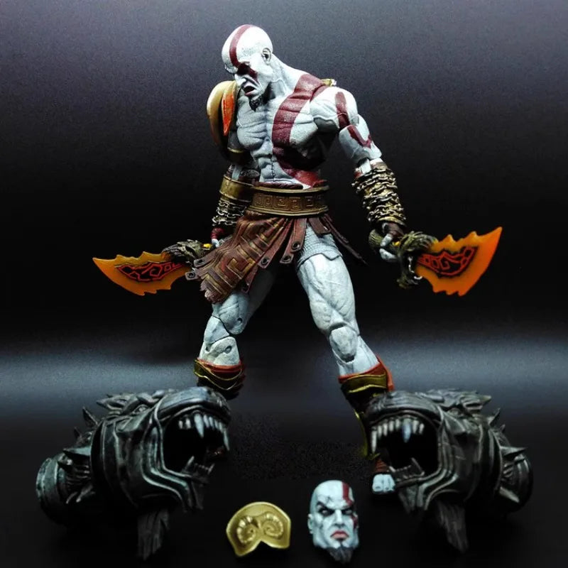 Limited Edition 7-inch Figure Model Kratos and Son, Movable Doll Collection Ornament