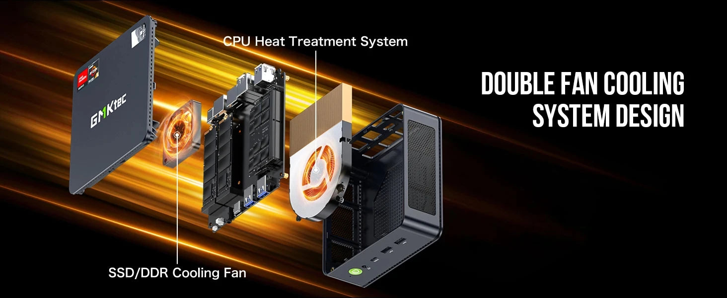 GMKtec M6 ryzen5 mini pc gamer AMD RYZEN 5 6600H DDR5 16GB 500GB 32GB 1TB SSD 5600Mhz NVME Pcie 3.0 Diy Office Gaming computer