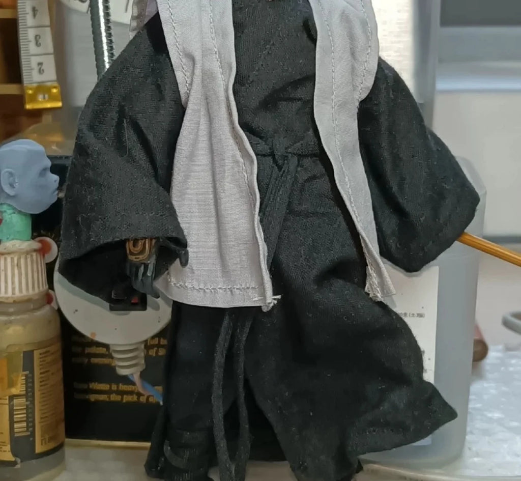 【No Figure】Handmade 1/12 Scale Male Soldier Clothes Set Fabric Pants Overalls Fit 6''Action Figure Toys For Fans DIY For Vtoys