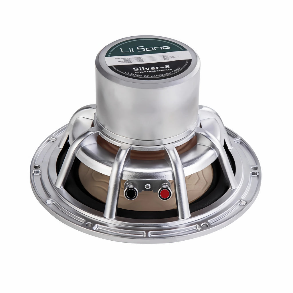 B-1566 LiiSong Silver-8 8 Zoll Vollfrequenzlautsprecher 25 - 50 W 8 Ohm (1 Paar)